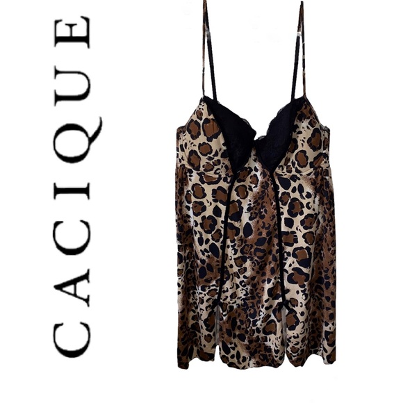 Cacique Other - Cacique Leopard Print Lingere Size 22/24